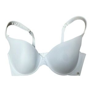 Lucky Brand Ribbed Blue Underwire Bra